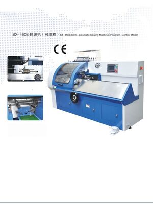 SX-460E 12 Needles And 19mm Needle Interval Program-Control Semi-utomatic Binding Sewing Machine Manual Book Binding Machine