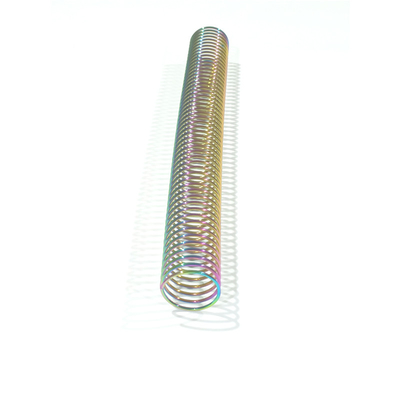 Regenbogen-einzelne Schleife galvanisierte Metallspiralen-Spulen für Buchbinderei