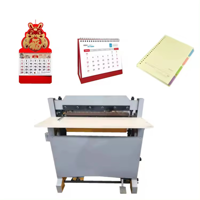 CK-620 Halbautomatische industrielle Rechnungsbuch Rechnungskalender Notizbuch Papierblatt Stanzstrich Bohrmaschine Ausrüstung