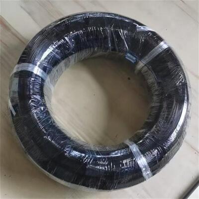 0,8 mm schwarzer Nylon-ummantelter BH-Bügel PET-ummantelter Draht Nylon-ummantelter Messing-Stahldraht