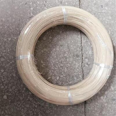 0,8 mm 0,9 mm Beige PET-Nylon-ummantelter Draht BH-Draht verzinkter Draht Nylon-ummantelter Stahl-BH-Draht