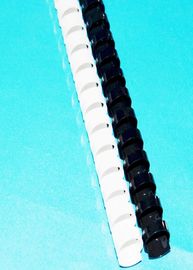 Roud/ovaler Form-verbindliche Material-PVCplastikkamm 6mm bis 50mm Neigung 12.7mm